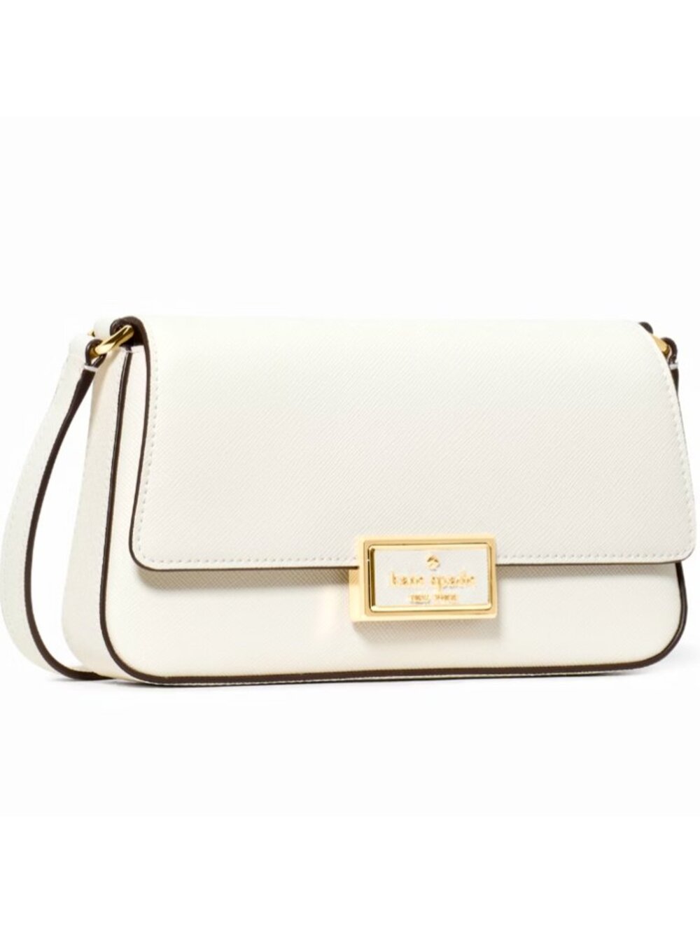 New Kate Spade New York Reegan Mini Flap Crossbody Meringue